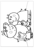 Peppa Pig kleurplaat 7